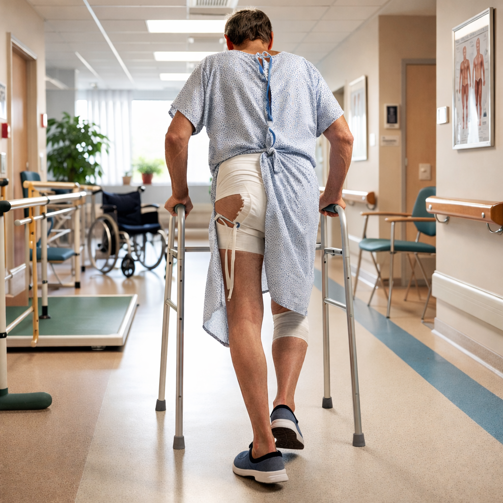 kalça protezi sonrası yürüme süreci